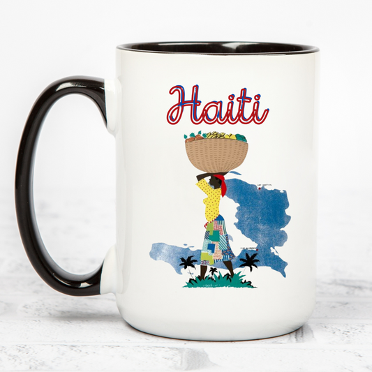 Tasse avec l'Ile d'Haïti.