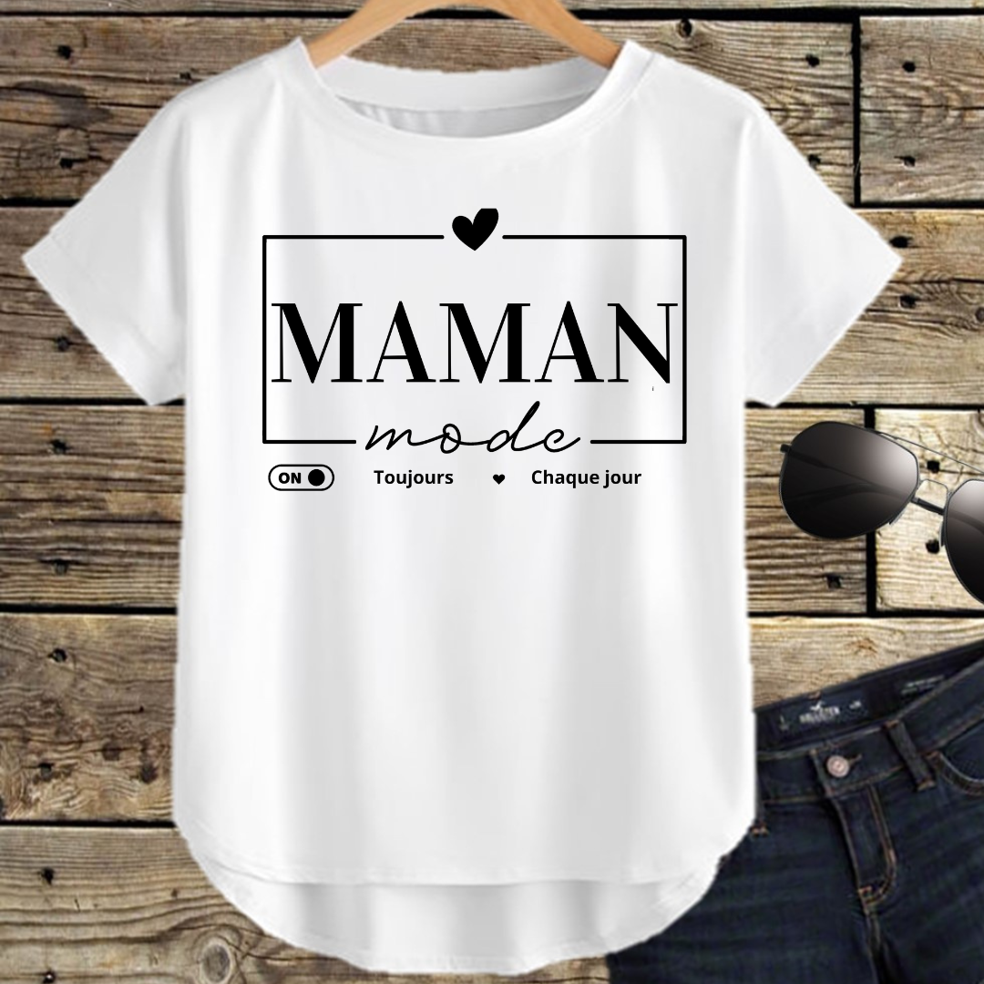 Impression Dtf "Maman "