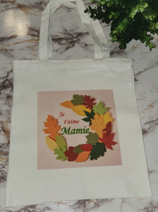 Sac de courses "Je t'aime mamie"