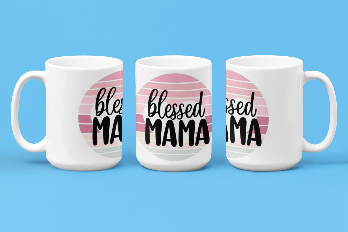 Tasse à café "Blessed mama"