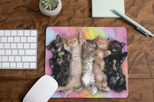 Tapis de souris "Amoureux des chats"