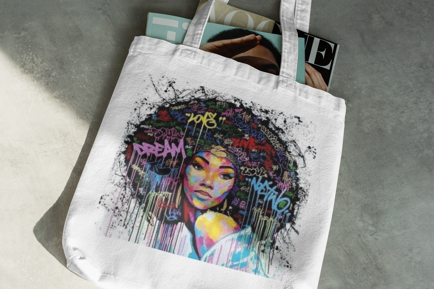 Sac de courses "Afro dream"